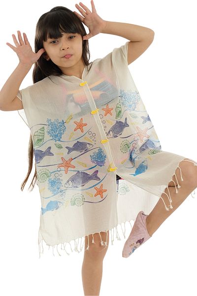 Dosimira Two Piece Fish Children's Pareo