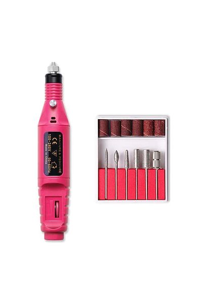 KAYAMU Electric Manicure Pedicure Set with 6 Tips (Speed 2000-300Rpm) (4172)