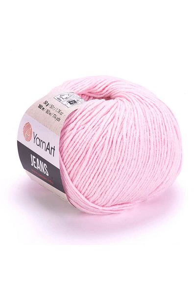 Prestij Boncuk Yarnart Jeans - Ανοιχτό ροζ πλεκτό νήμα 74