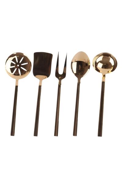 Dame Marie SET DE SERVIRE MARE PICASA GOLD, 5 PIESE