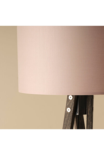 Bella Maison Bella Ahşap Lambader Beyaz-Huş (40x40x125 cm)