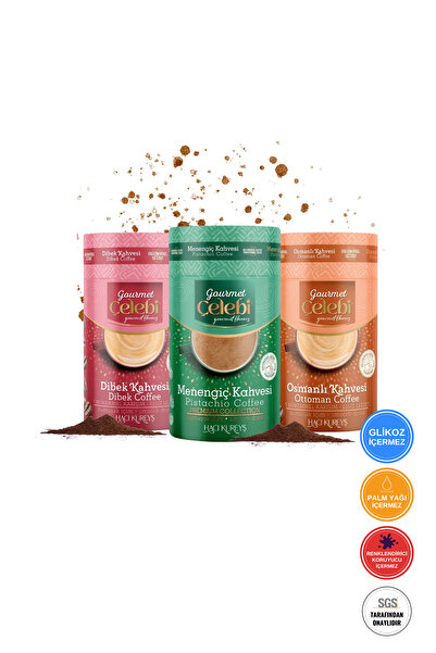 gourmet çelebi Ottoman, Dibek and Menengic Coffee 250 Gr.