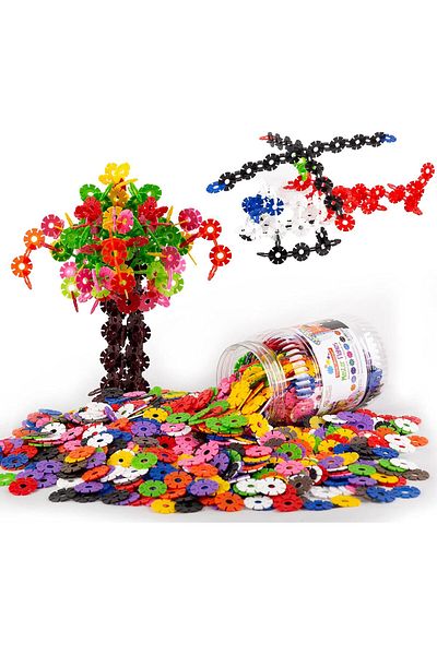 STOREMAX Jvnnastore Masterflakes Educational Interlocking Discs Stem Education Compatible Building Toy Set 3Age and up