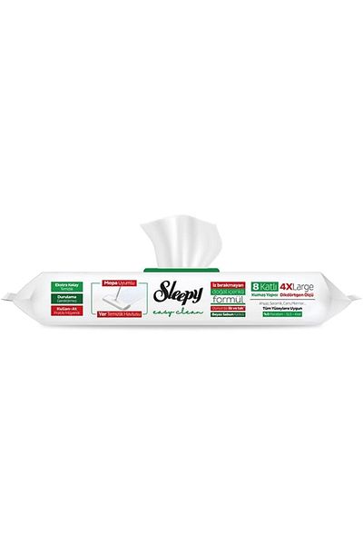STOREMAX Ntwork Easy Clean White Soap Added Mopa Compatible Floor Cleaning Towel 50 Sheets Art 1087243