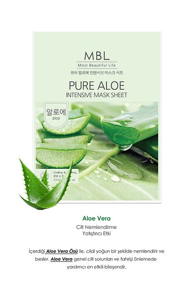 MBL Teresia Skin Balancing Soothing and Moisturizing Facial Mask with Aloe Vera