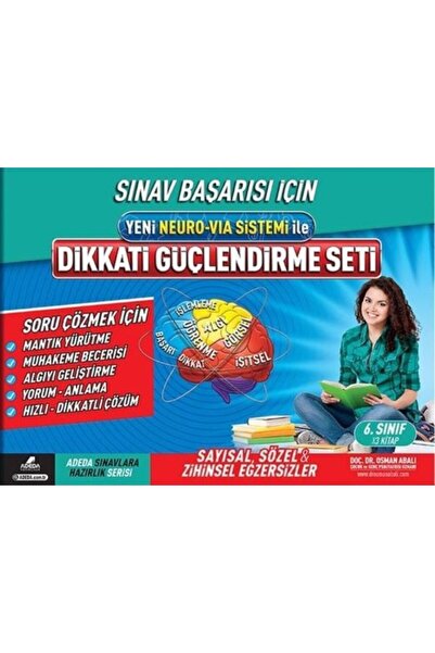 Adeda Yayınları Dikkati Güçlendirme Seti 6. Sınıf 12 Yaş