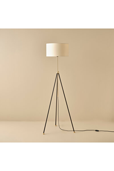 Bella Maison Pier Metal Lambader Krem (38x21x130-190 cm)