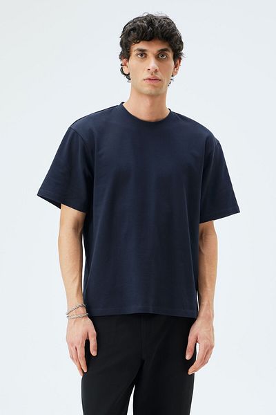 IAMNOTBASIC Navy Blue Jeff T-Shirt