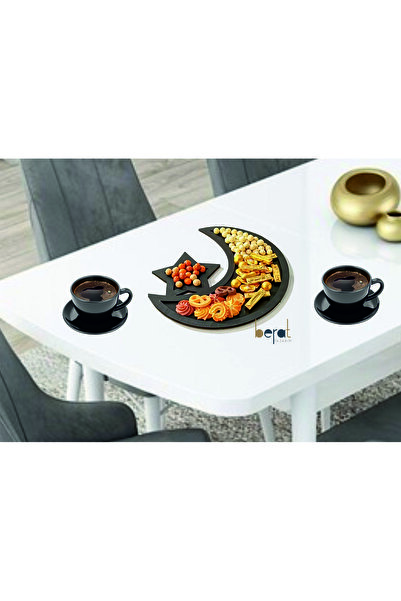 Berat tasarım ramazana özel hurma kurabiye ay yıldız sunumluk