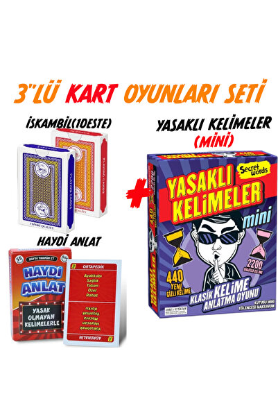 OYUNKAFASI İskambi̇L-Banned Keli̇Meler Mi̇Ni̇ - Haydi̇ Anlat (3 in 1)