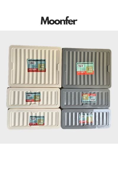 MOONFER Freshbox Set of 6 Storage Containers Suitable for Microwave and Freeze