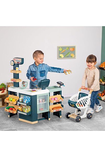 Cici Oyuncak Kız Erkek Çocuk Büyük Boy Elektronik Market Oyun Seti Aksesuarlı High Quality