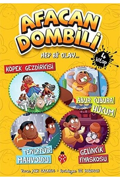 Uğurböceği Yayınları Afacan Dombili (4 Kitap); Hep Bi Olay