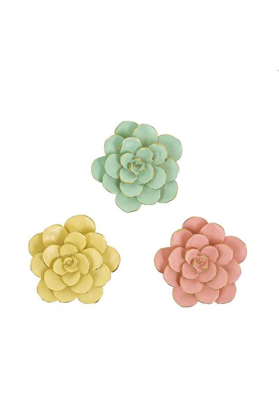 Vitale Polyresin Çiçek Duvar Dekoru AK.JFALX117560