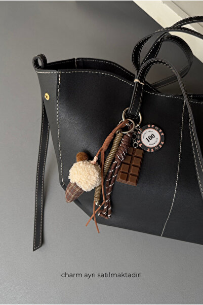 Mupa Shoes Women's Black Shoulder Bag - Double Strap