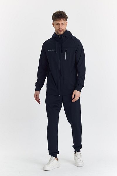 Marco Ferry Men's Navy Blue Tracksuit Set - Raster and Hoodie 5725-L