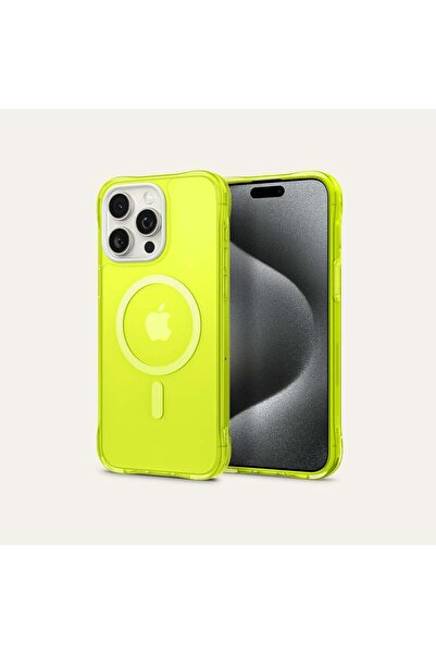 Spigen Ciel by CYRILL iPhone 15 Pro Max Kılıf Ultra Sheer Mag MagSafe özellikli Lime - ACS06630