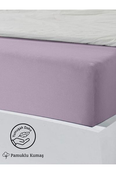 Kamdu Oversized Premium Ranforce Cotton Fitted Sheet - 180X200Cm Pillow Gift