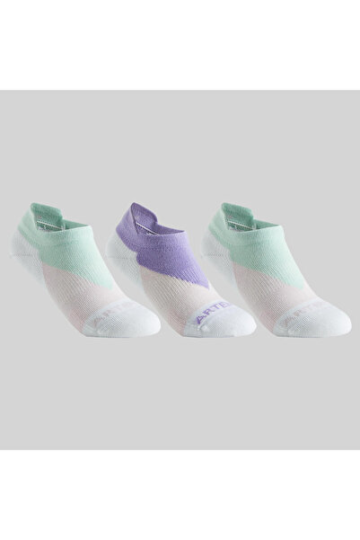 Decathlon Artengo Tenis Çorabı - Kısa Konç - Unisex - 3 Çift - Pembe / Beyaz ...
