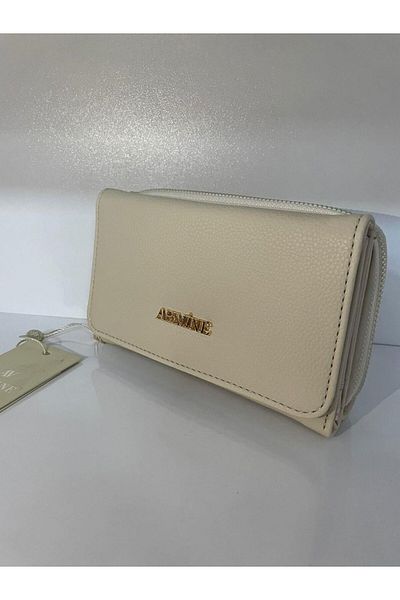 Armine C12 Cream Pia Women's Handbag - Wallet Design