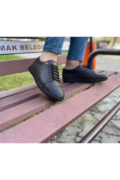 AYHİRASHOES Ортопедични мъжки класически спортни обувки от мека изкуствена кожа