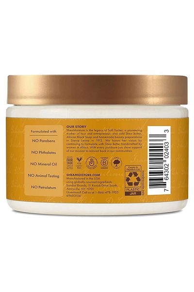 Shea Moisture Raw Shea Butter Moisturizing Curl Defining Leave-In Conditioner 326Gr