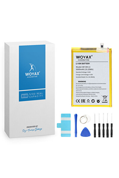 woyax By Deji Xiaomi Redmi 13C Uyumlu Premium Batarya / BN5Q