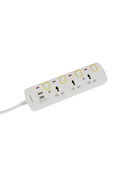 Olsenmark 3-way Extension Socket with Individual Switches- OMES1863D