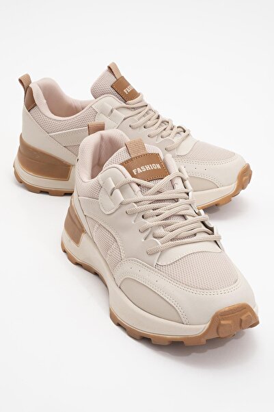 CCWAY AYAKKABI Γυναικεία αθλητικά παπούτσια BEIGE TABA