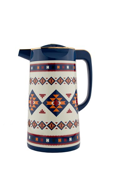 ALSAIF Coffee And Tea Vacuum Flask Size: 1.6 L Color: Blue