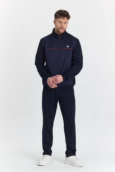 Marco Ferry Βαμβακερό Micro Navy Blue Ανδρικό Σετ Φόρμας 5727-L