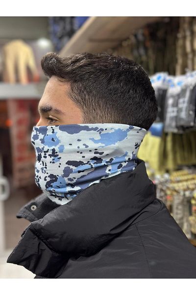 KOMANDO PAZARI Multi Functional Head Scarf (Multi-Purpose Tactical Neck Collar Beanie Bandana)