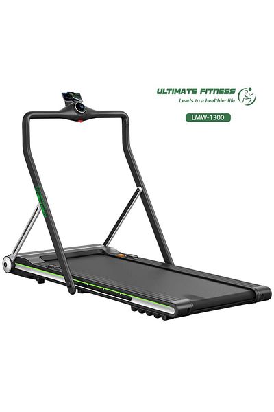 Ultimate Fitness LMW-1300 Foldable Treadmill, 3HP, Wide Belt, Shock Absorption, LED Display & Wireless Remote