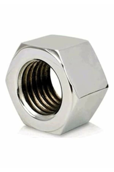 Akdeniz Çelik Galvanizli Somun Din934 M6x1,00 6 Kalite 10.000 Adet