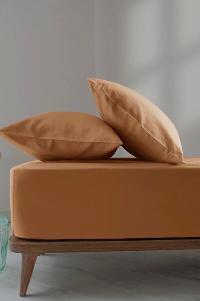 İssimo Home طقم سيمبلي تيرا كوتا قطن ساتان 200*200/50*70