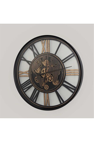 Vitale Metal Çarklı Duvar Saati 80*80*8 cm