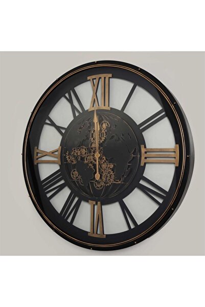 Vitale Metal Çarklı Duvar Saati 120*120*8 cm