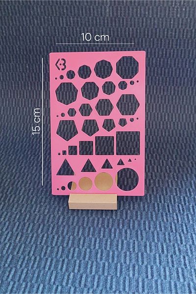 Karmelom Studio Multi-Purpose Geometric Template Ruler