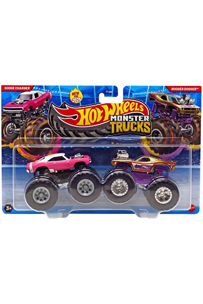 HOT WHEELS Monster Trucks 1:64 Güçlü İkili Arabalar DODGE CHARGER - RODGER DO...