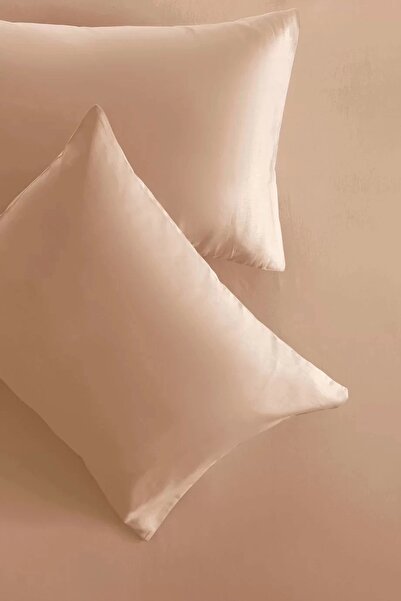 İssimo Home Simply Blush Cotton Satin Fitted Set 120*200/50*70