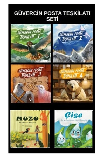 Buzdağı Yayınevi Güvercin Posta Teşkilatı Seti-30 Milyon Kelime Prensibiyle Y...
