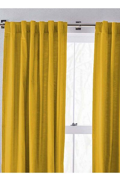 soufa dibaj Velvet Curtain for Bedroom Dining Studio Office - Gold
