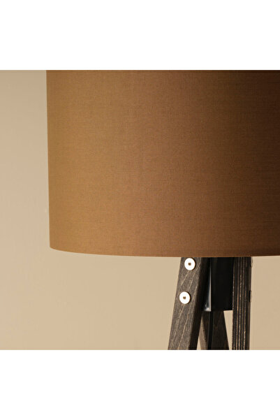 Bella Maison Bella Ahşap Lambader Yeşil-Siyah (40x40x125 cm)