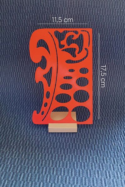 Karmelom Studio French Curve Template Ruler - Pistole for Technical Drawing and Artistic Design Drawings