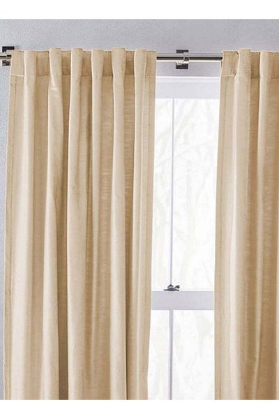 soufa dibaj Velvet Curtain for Bedroom Dining Studio Office - Beige