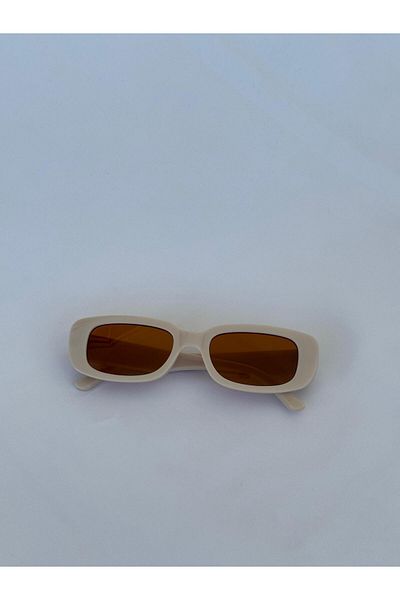 KANDEMİR Modern Glasses with Beige Frame