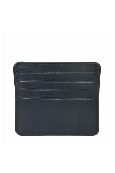 DİGA Genuine Leather 8 Compartment Card Holder Black