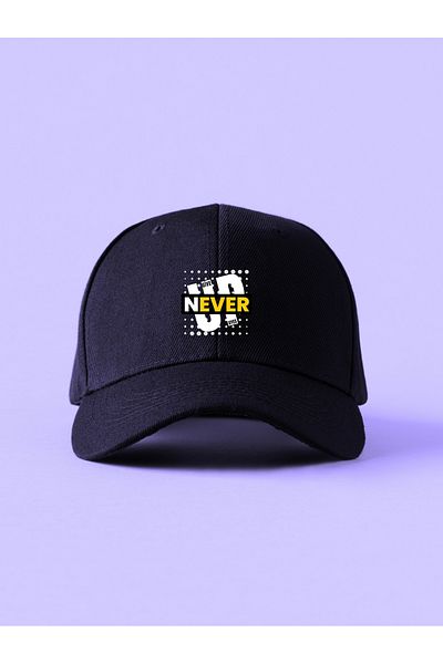 caxis Never Unisex Model Adjustable Velcro Sports Hat Original Cap