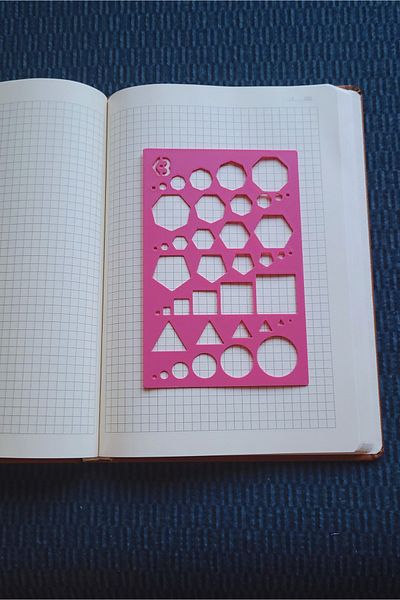 Karmelom Studio Multi-Purpose Geometric Template Ruler
