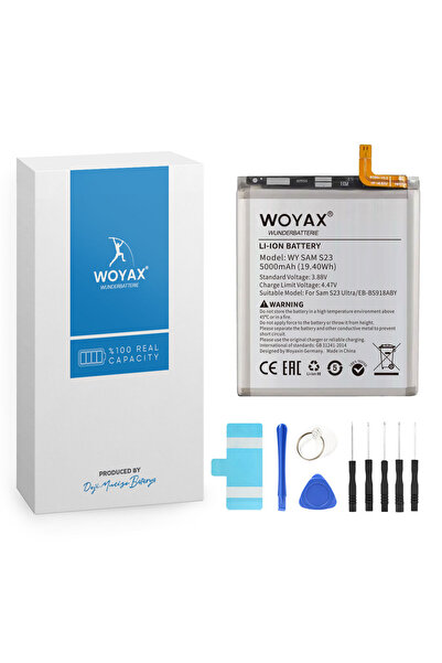 woyax By Deji Samsung Galaxy S23 Uyumlu Premium Batarya / eb-bs912aby